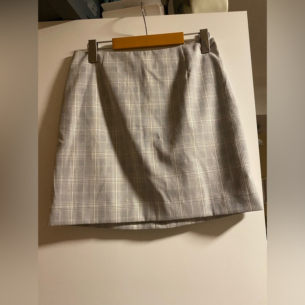 🔥Classic Gray Plaid Skirt